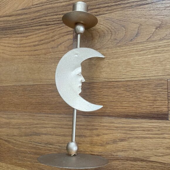 Celestial Moon & Star Candlestick Holders - Set of 2 - Picture 5 of 15